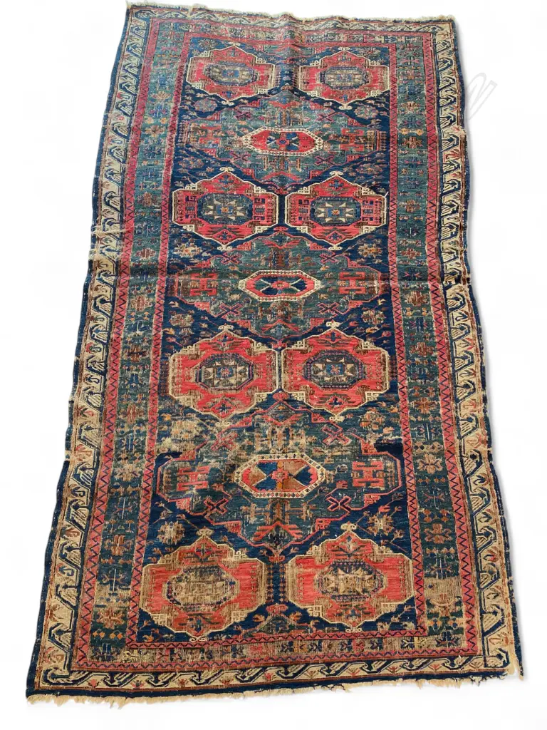 Late 19thC Kuba/Seichour carpet, Image 1++
